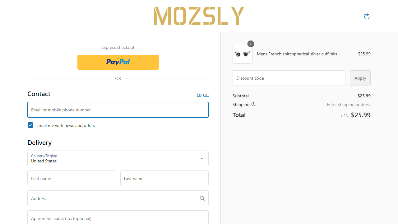 How to apply Mozsly coupon code